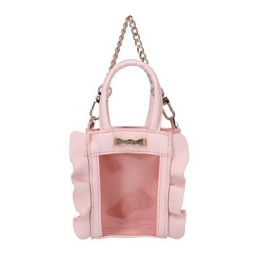 Micro Ruffle Pouch Bag